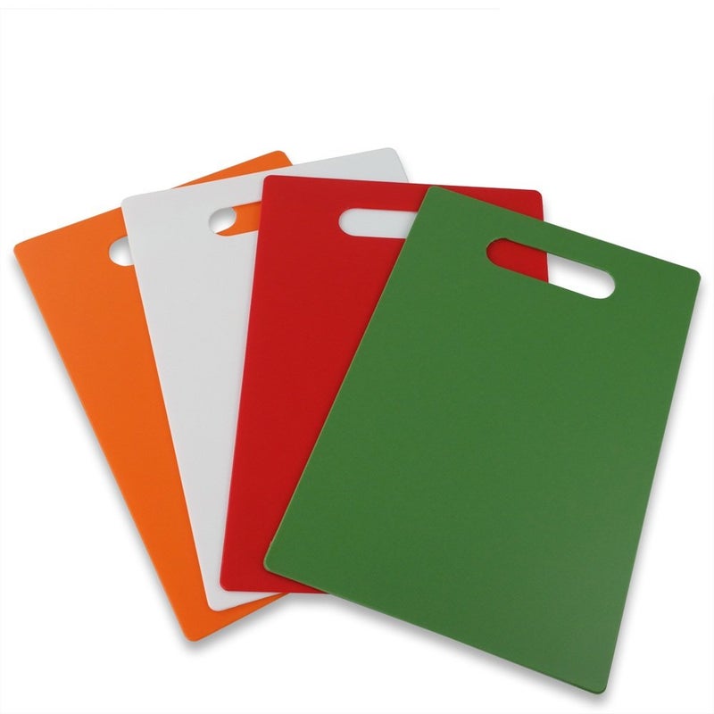Nicesh Plastic Cutting Board Set - Thin, 11.8" x 7.8", set of 4 colord - Image 1